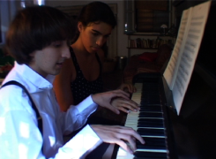 She Plays the Piano